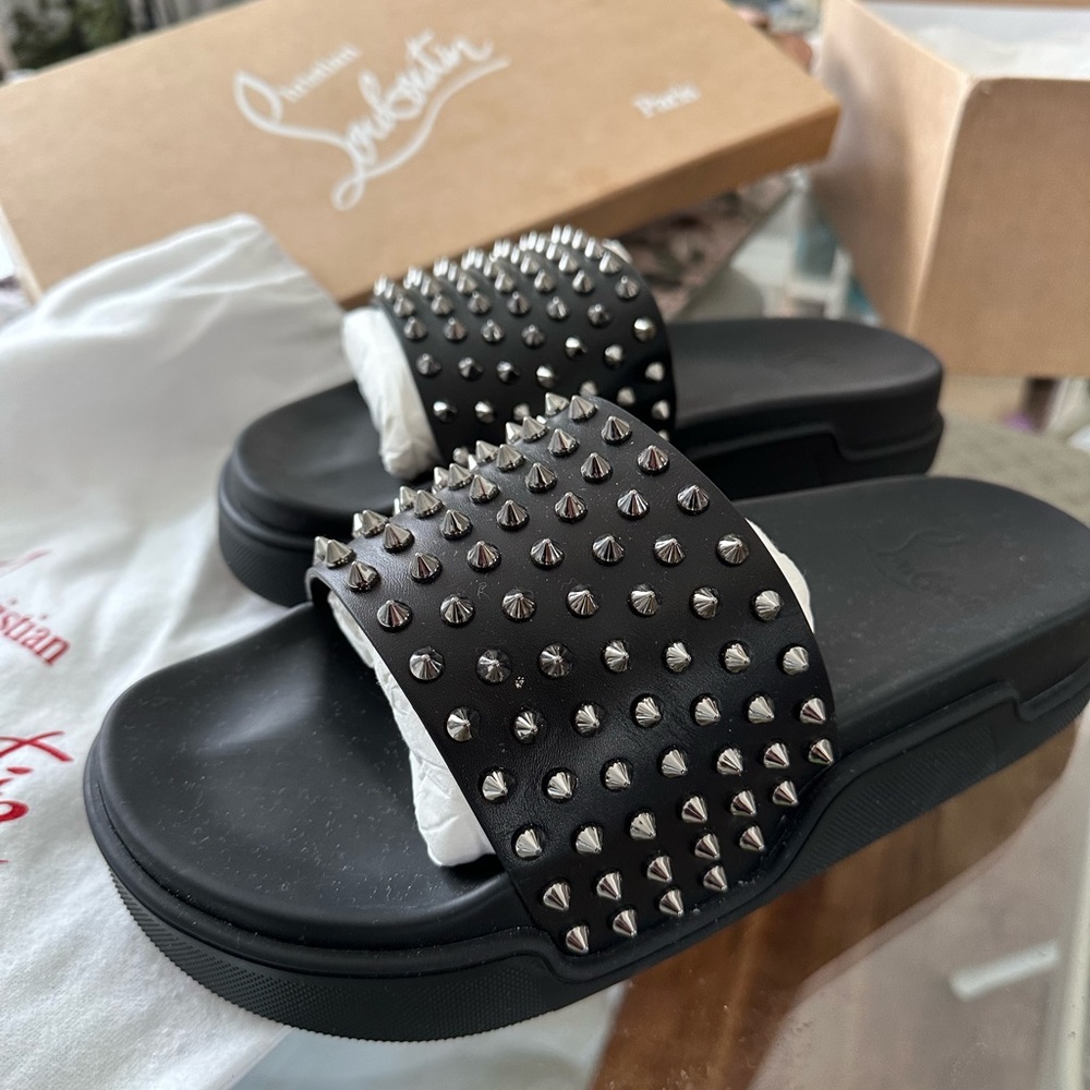 Red bottom sandals